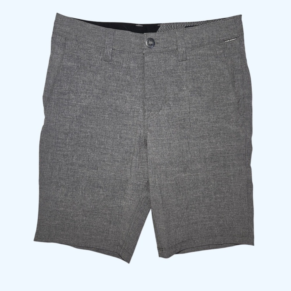 Volcom Mens Frickin Modern Stretch Chino Shorts Grey Heather Size 29 A3211806